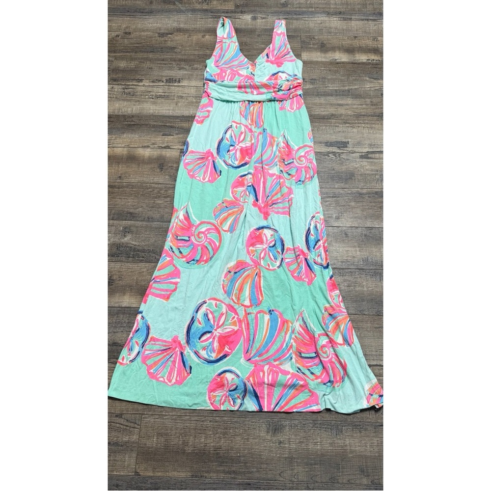 Lilly Pulitzer Sloane Maxi Dress in the Minty Fresh On the Rocks
